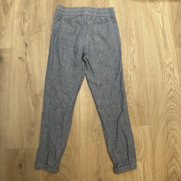 Athleta Women's Cabo Linen Joggers Pull On Blue Pants Size 2 (XS) Chambray Blue - Picture 7 of 7